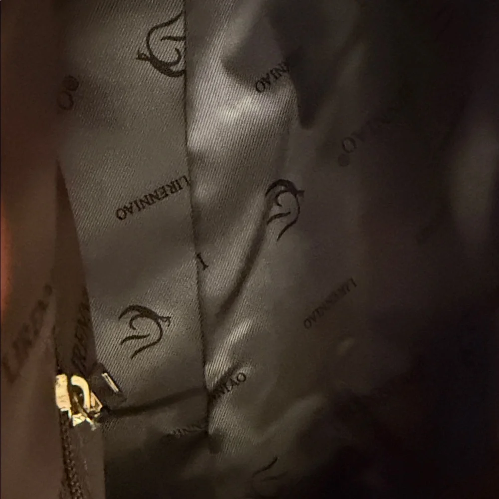 Brown Croc-Embossed Dome Satchel with Top Handle and Detachable Strap - Picture 4 of 7